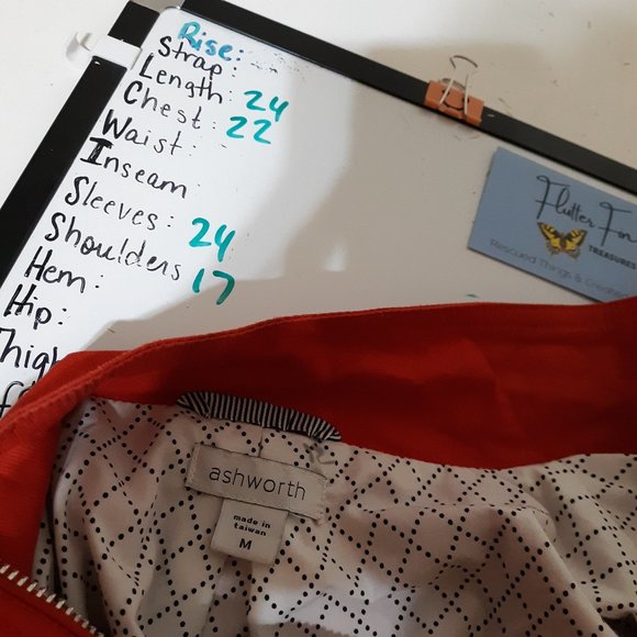 Red Convertable Vest Jacket Removeable Sleeves M - Picture 7 of 7